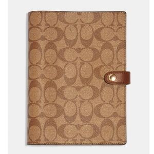 Coach Notebook In Signature Canvas